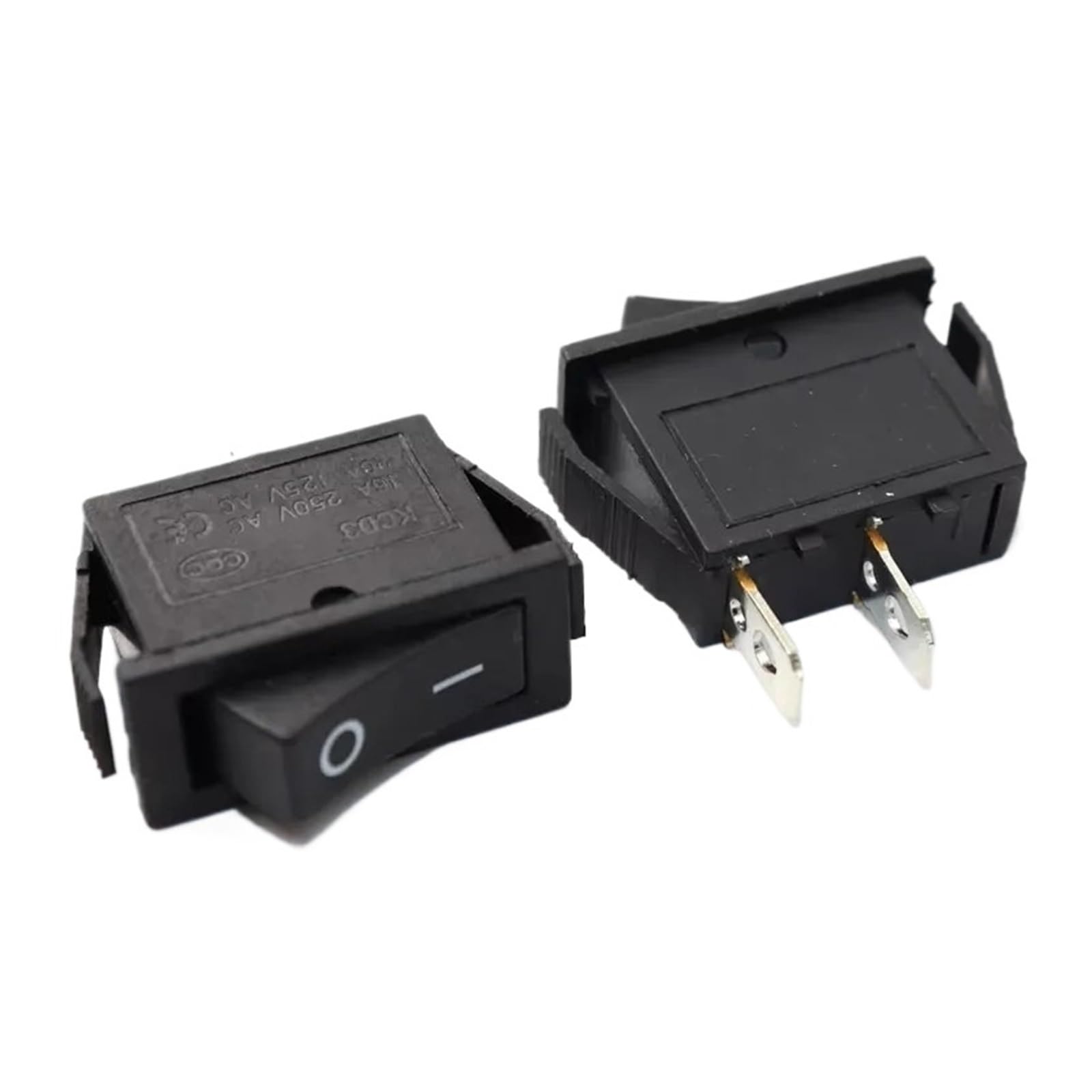 5 uds KCD3 Interruptor basculante ON-Off ON-Off-ON 2 Posiciones 3 Pines Equipo eléctrico con de Encendido luz 16A 250V / 20A 125V AC