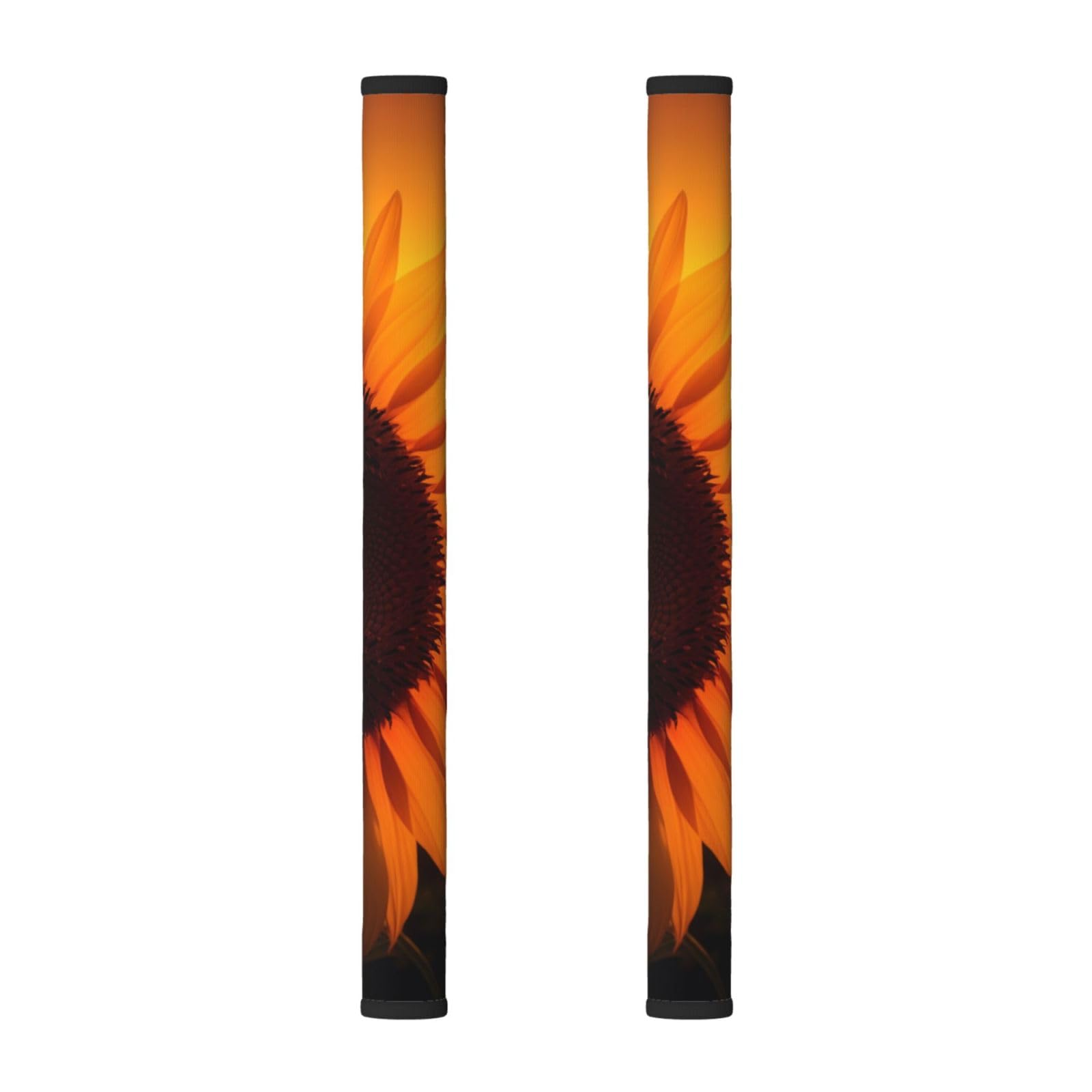VGFJHNDF Refrigerator Door Handle Covers 2-Pack, Sunflower and Sunset Printed Protect and Decorate for Fridge Ovens Dishwashers