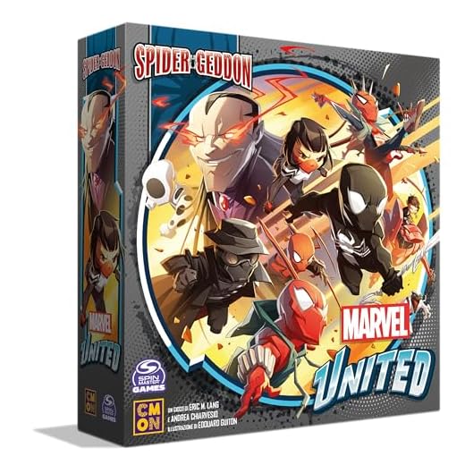 Asmodee - Marvel United - Spider-Geddon - Gioco da Tavolo, 1-5 Giocatori, 14+ Anni, Edizione in Italiano