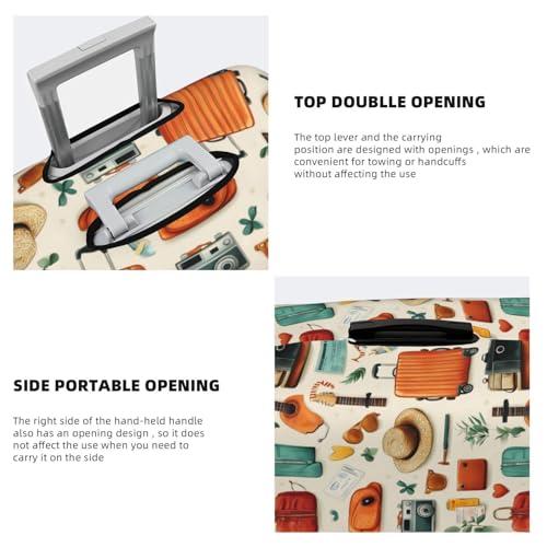 Luggage Cover - Travel Suitcase Print Travel Suitcase Covers For Luggage, High Elasticity Suit Case Cover Protector Fits 18-32 Inch4