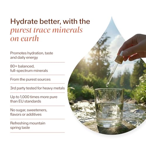 image for MAYU Trace Mineral Drops - 1 Bottle - 80+ Full-Spectrum Ionic Minerals