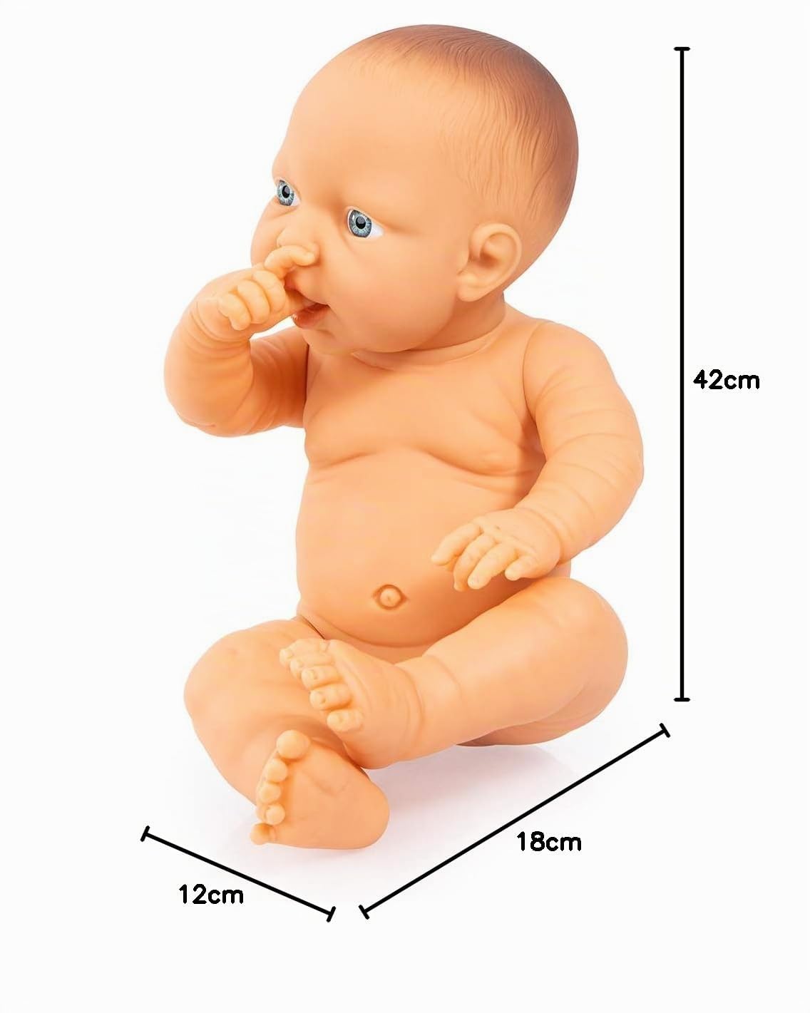 Bayer Design 94200AC Bambola reborn ragazza, realistico