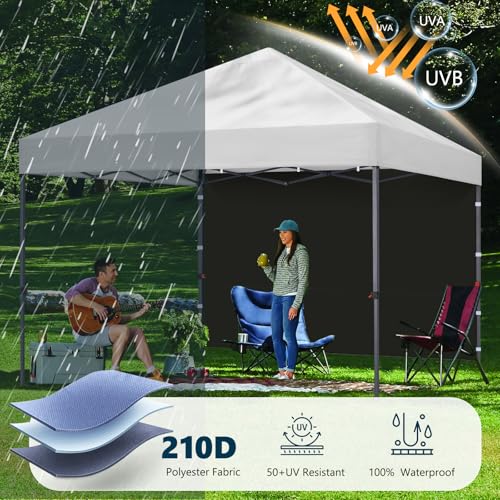 Image of MASTERCANOPY 12x12 Pop Up Canopy Sidewall Only 1-Pack Black