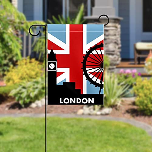 Drapeau britannique de Londres drapeau de cour saisonnier polyester 30x45cm - 5