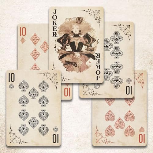 Cartas de Póker Premium con Diseño Artístico Vintage miniatura 6