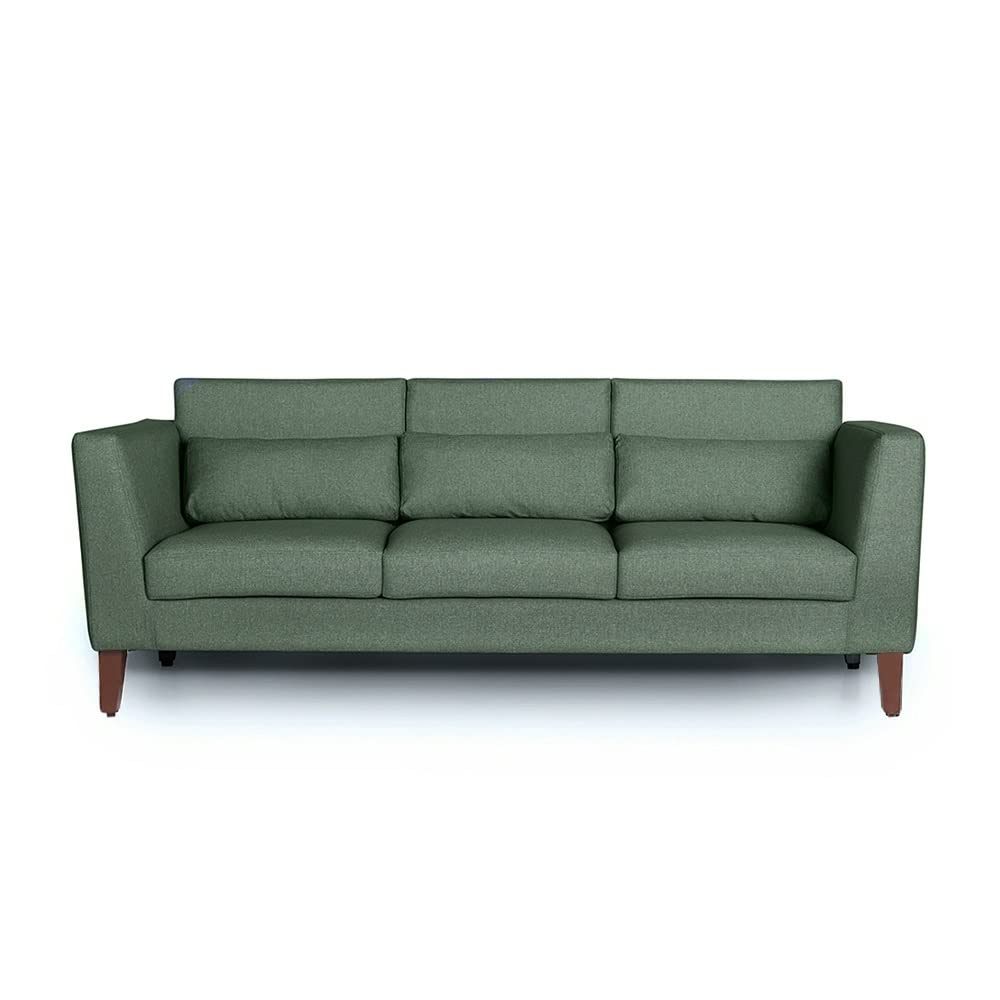 Wakefit Sofa Set | 3 Year Warranty | Sofa 3 Seater, 3 Seater Sofa for Living Room, Wooden Sofa Set, Couch Sofa for Living Room, Sofa for Living Room - SnoozePro(Omega : Green)-image-32