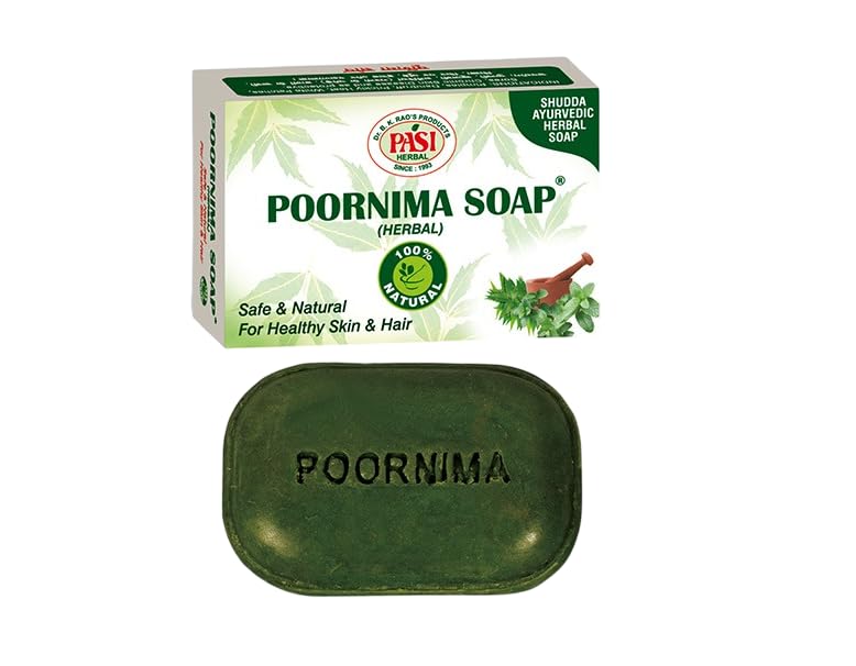 POORNIMA Herbal Soap/Herbal Bathing Soap for Healthy Skin/Natural Soap with Essential Oils