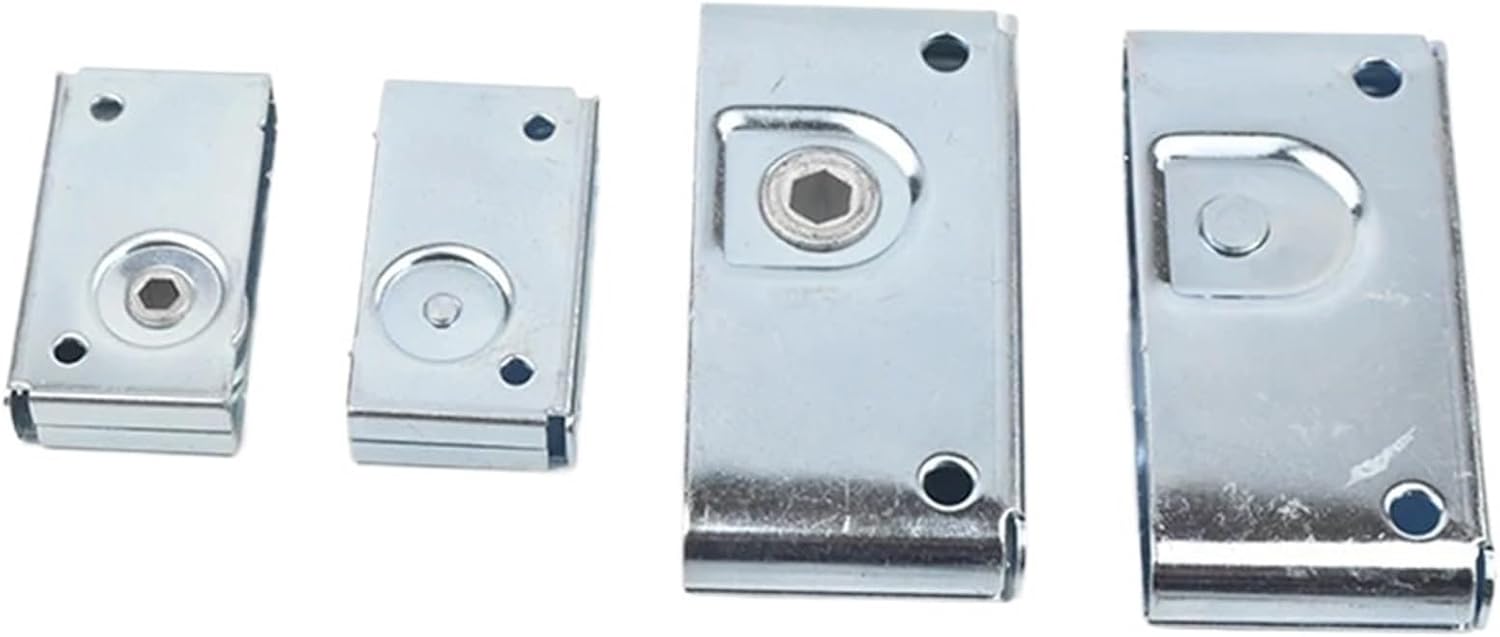 XK711 Parallel Door Type Flat Panel Assembly Buckle Lock Hook Lock Concealed Door Buckle Side Loading Hook Lock 1Pcs(XK711-60)