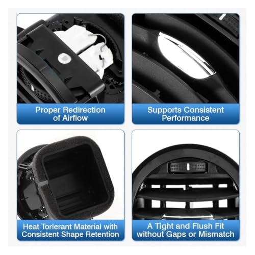 Cubierta ventilación aire salpicadero 13203702 para Vauxhall Corsa D 3