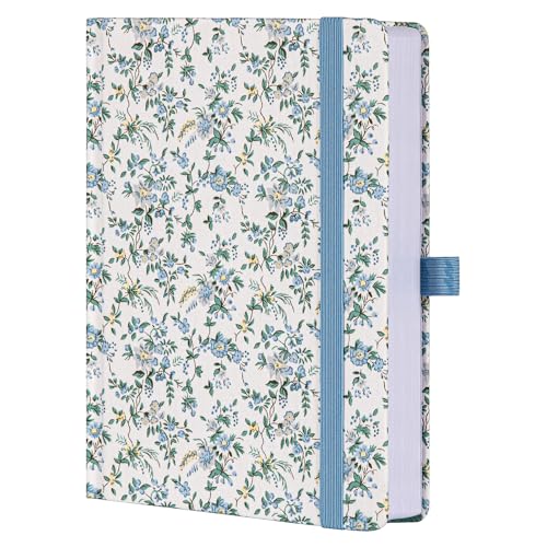 TIEFOSSI Dot Journal Notizbuch für Frauen, A5-Notizbuch mit Punktraster zum Schreiben, 190 nummerierte Seiten, dickes Papier, Reisetagebuch, für Arbeit, Zuhause, Schule, Notizen, Geschäftliches