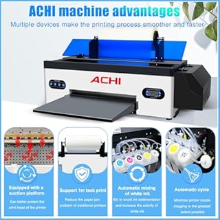 Kit imprimante DTF R1390 avec four, kit d'encre 250 ml, rouleau de film de 100 m et accessoires