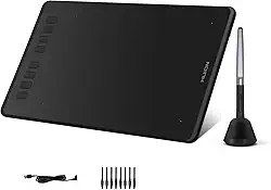 Huion Inspiroy H950P Mesas Digitalizadoras, caneta sem bateria, sensibilidade à pressão 8192 e 8 atalhos definidos pelo usuário, compatível com Mac, Linux (Ubuntu), Windows PC e Android