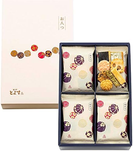 Amazon.co.jp: あられとよすお八つ 16袋入 手提袋なし 煎餅 せんべい  