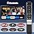 Voice Remote Control Replacement for TCL Google TV RC813, Compatible with TCL QM8/QM7/Q6/Q5/Q7/S5/S4/S3 Series Mini-LED QLED 4K UHD Smart TVs, Bluetooth Voice Search with Streaming Shortcut Buttons