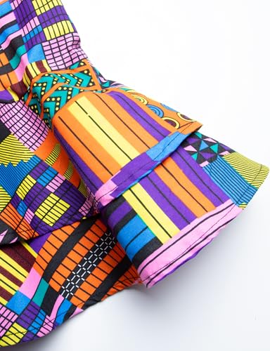 Image of SHENBOLEN Women African Print Jacket Dashiki Traditional Top Dress