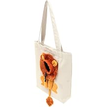 Happyyami Pet Canvas Shoulder Carrier Bag for Cats and Dogs Lightweight Drawstring Sling for Small Pets Travel-Friendly Design for Outings Safe and Comfortable View