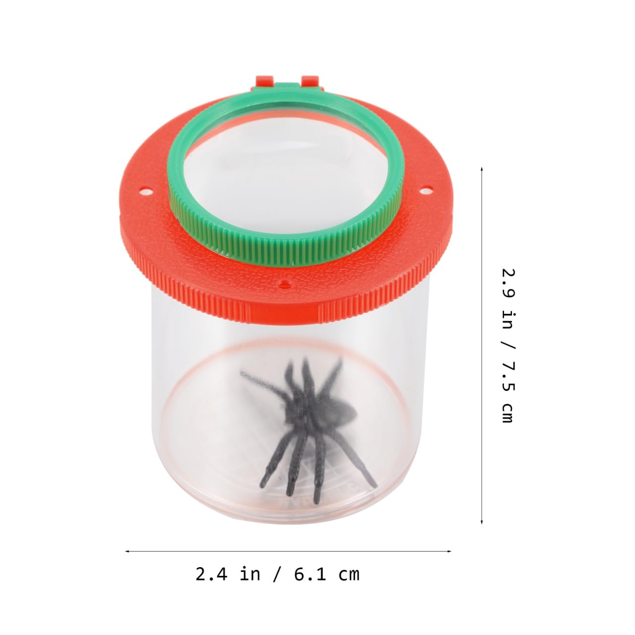 Toyvian Kids Bug Magnifier Viewer with Lid 4-Pack Insect Observation Box Educational Science Nature Exploration Tool for Children - Image 3