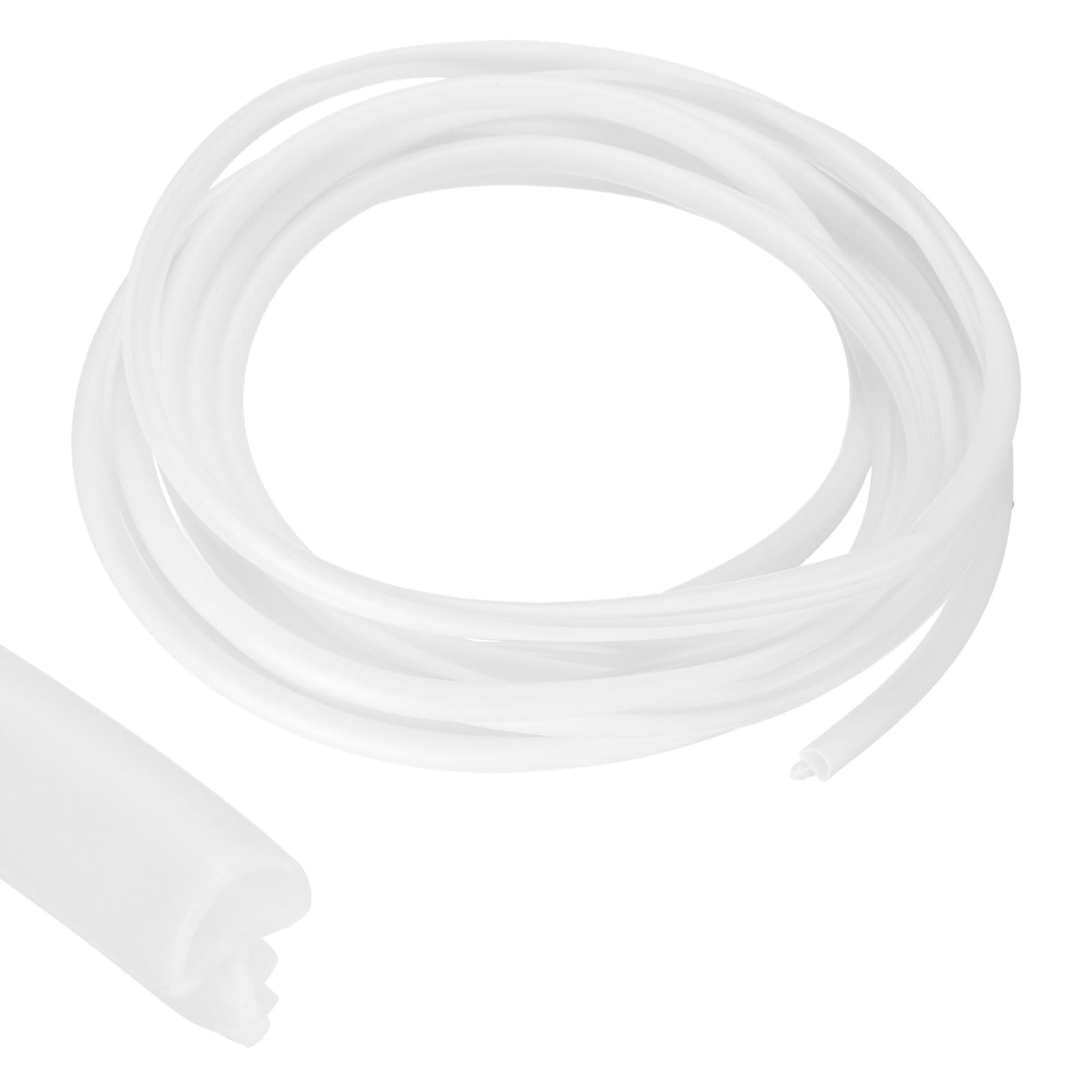 PATIKIL Window Weather Stripping Door Seal, 2 Pack 5/16" Wide Kerf Mount Weatherstrip Seal for Door Frame Window (5 M/16.4 Ft, White)
