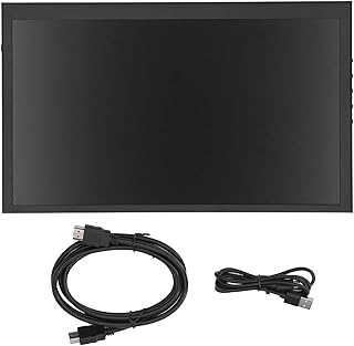 Monitor de Tela Com Alto-falante, Monitor Portátil de 10,1 Polegadas LCD IPS ângulo de Visão Total de 170 Graus 60Hz 5V 2A DC Display, Acessórios para Monitor de Computador (Normal)