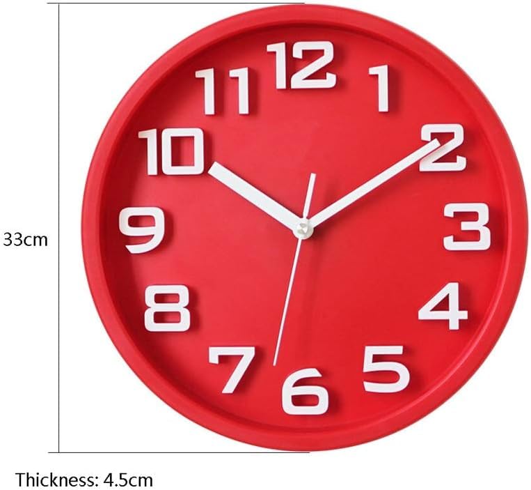 Horloge murale décorative ronde pour sublimer votre cuisine et maison - 3
