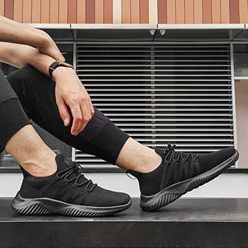 Feethit Mens Slip On Running Shoes Breathable Lightweight Comfortable Fashion Non Slip Sneakers For Men #TOP5