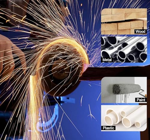 S SATC Fächerscheibe 125 Korn 80 für Metall Holz Stahl Schnelles und Präzises Schneiden Lamellenscheiben 10 Stück Schleifmopteller Schleifscheiben 125mm Winkelschleifer