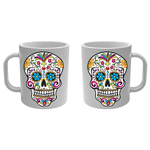 YONACREA - Mug Tasse - Tête de mort Mexicaine - 1 Mug