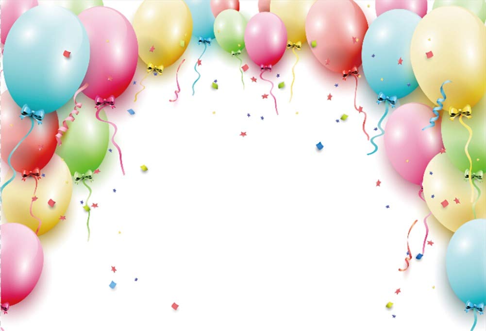 Yeele 7x5ft Fotohintergrund 'Junge 1st Happy Birthday' – Bunte Ballons, Vinyl, Für Babyfotos & Geburtstagsfeiern