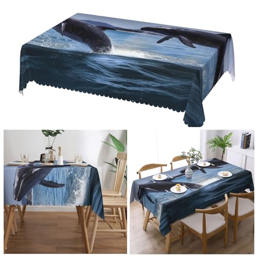 Nappe de table rectangulaire style ferme infroissable 137x182 cm - 8