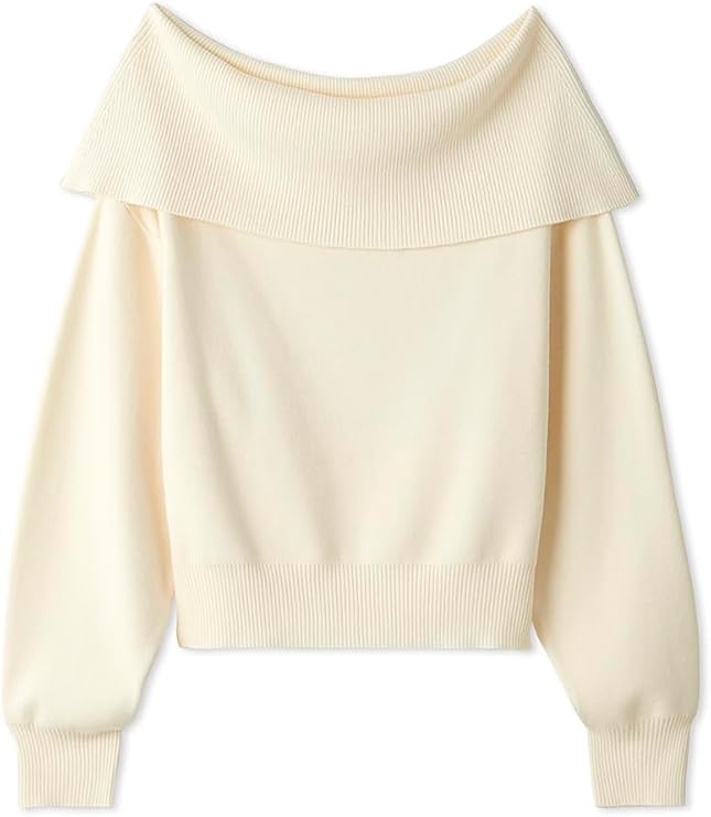 FRAY I.D フレイアイディー FWNT244158 ワイド オフショルダー プルオーバー ニット セーター グレー系 F【極上美品】【中古】 Amazon | [フレイ アイディー] ワイドオフショルダープルオーバー
