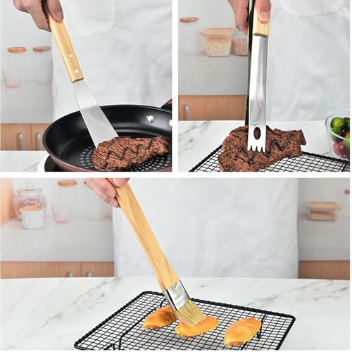 Ensemble d'accessoires de barbecue 10 pièces avec sac - 5