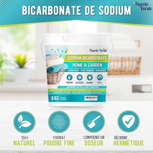 Bicarbonate de soude ménager pour éliminer les odeurs et graisses de cuisine