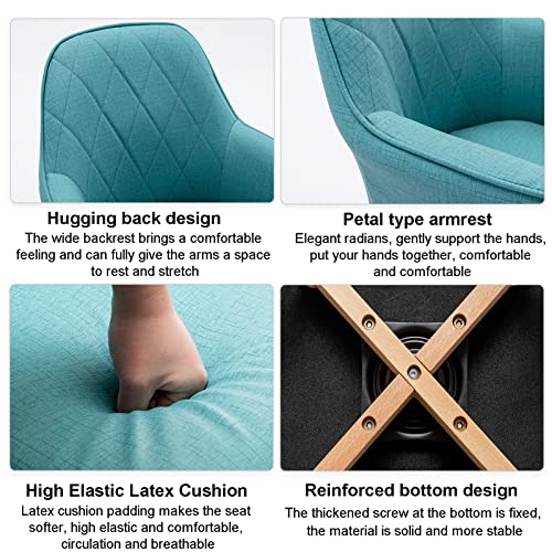 Nowoczesne, ergonomiczne krzesło gamingowe i biurowe – aksamitny pikowany akcent krzesła do jadalni z ramionami stylowy design środkowego oparcia dla wygodnego użytkowania komputera i poczekalni