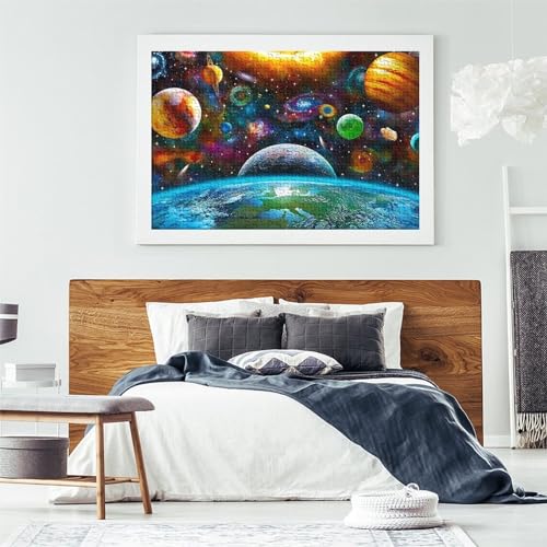Planetary universe puzzle 1000 pièces, le cadeau en bois idéal dès 14 ans - 7