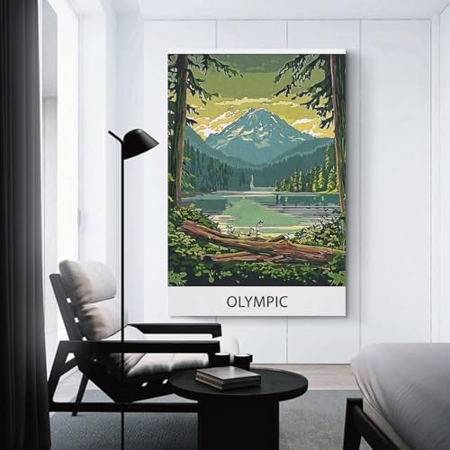 Fox Toile Murale Moderne tableau decoratif pour couloir cuisine bureau motif vitrail 50x75cm