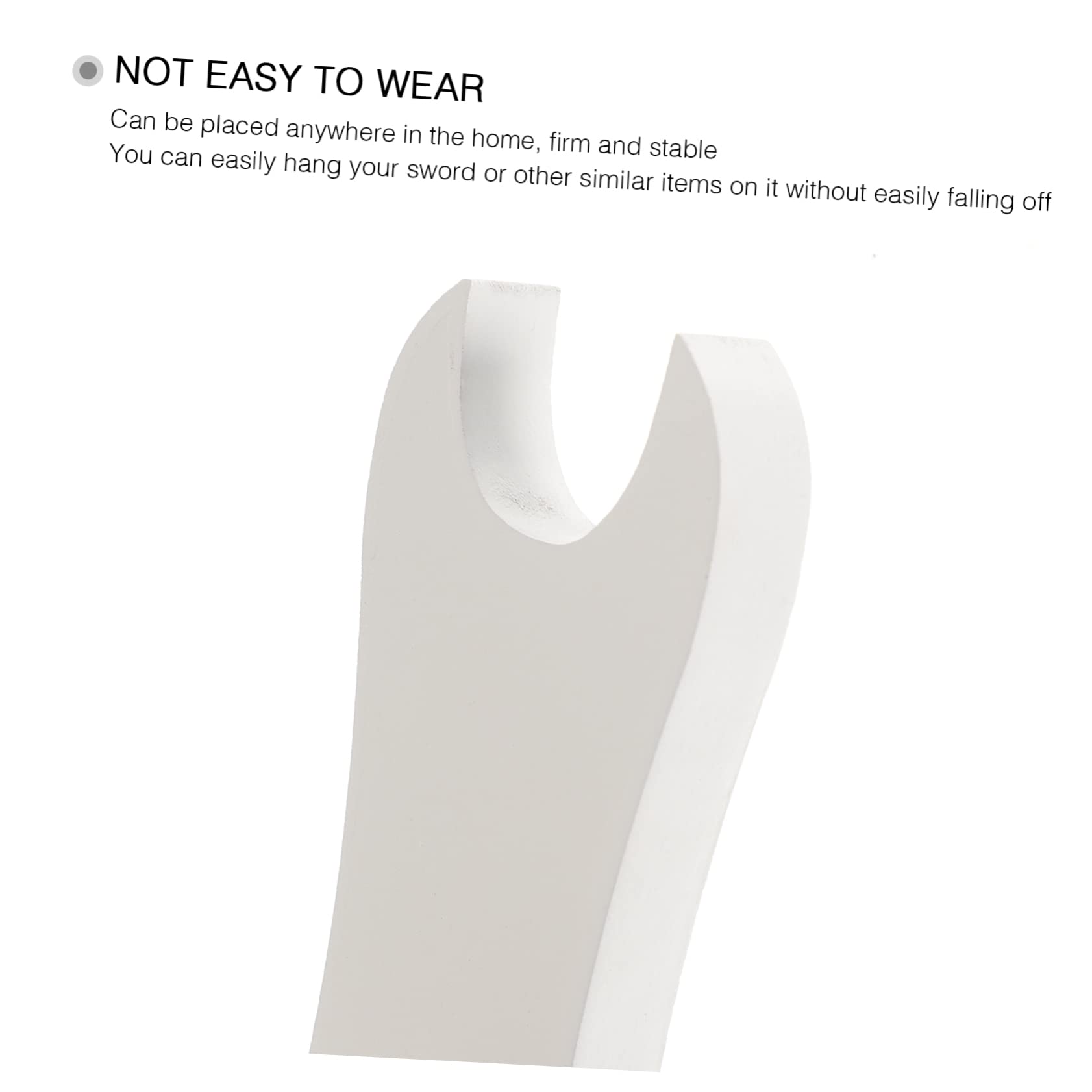 DECOMELODY Solid Sword Display Stand Elegant Wooden Holder for Household Storage Rack Table Stand for Sword Collection and Decorative Use Simple Design for Practical