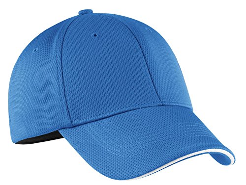 Nike Golf Dri-Fit Mesh Swoosh Flex Sandwich Cap Pacific Blue 333115 L/XL