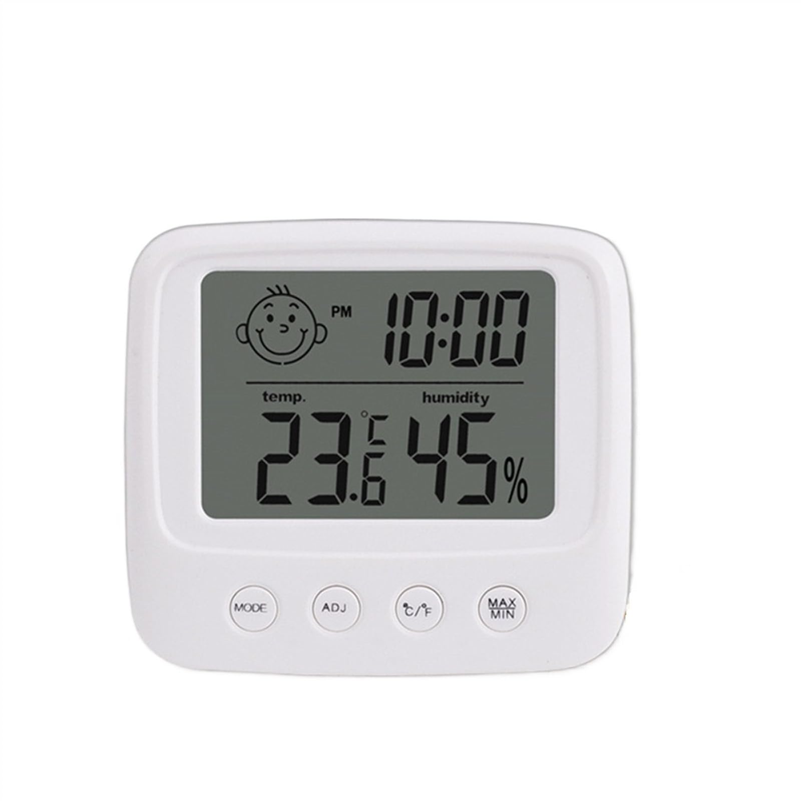 Digitales Thermometer mit Hintergrundbeleuchtung, Hygrometer, präzises elektrisches Temperatur- und Feuchtigkeitsmessgerät, Wetterstation for Zuhause
