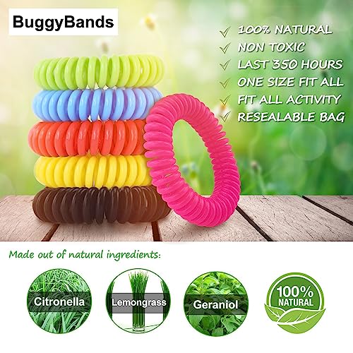 Mosquito Repellent Bracelets 30 Pack, Individually Wrapped Mosquito Repellent Bands, Waterproof Mosquito Repellent Wristbands With 6 Pack Mosquito Repellent Stickers For Kids Adults Indoor Outdoor #TOP1
