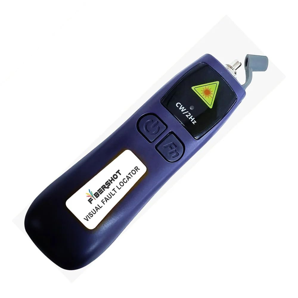 Fibershot Visual Fault Locator – Fiber Optic Cable Tester and Break Checker, 650nm Laser VFL Tool, Operates with Two AAA Batteries (F2H)-image-46