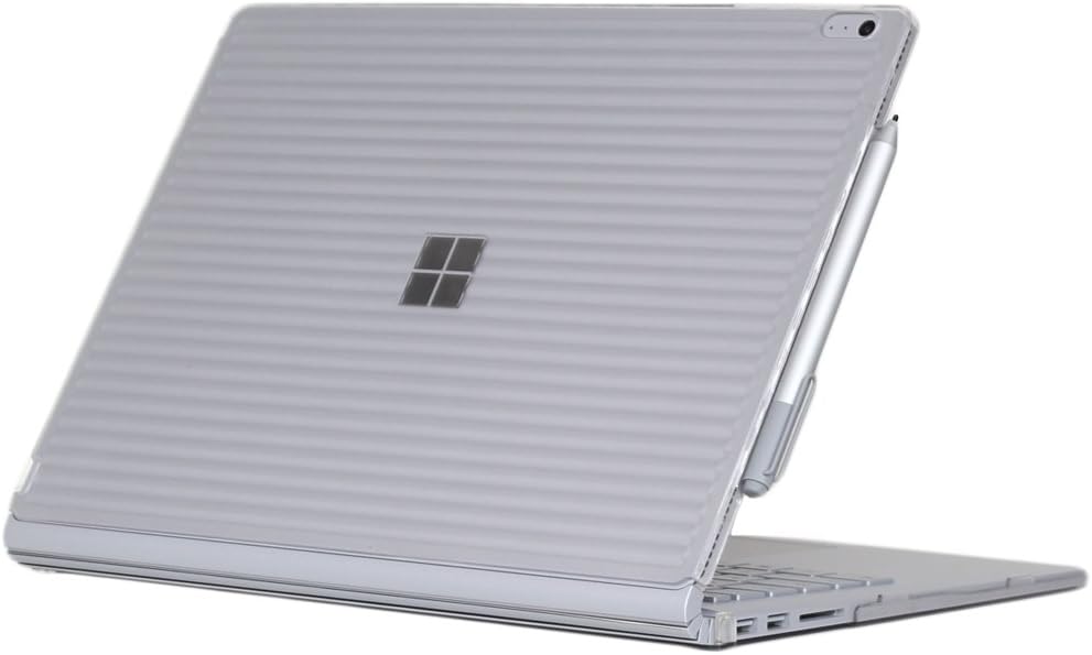 Case Compatible for 2016~2022 13.5" Microsoft Surface Book 1/2 / 3 with Detachable Tablet Display ONLY (NOT Fitting Cheaper Surface Laptop Models) - Clear