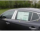 QAA FITS OPTIMA 2011-2015 KIA (6 Pc: -Stainless Steel Window Sill Trim, 4-door) WS11805