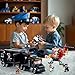 City Police Chase Building Set, SWAT Mobile Command Police Truck Building Toy with Helicopter & Police Motorcycle, Compatible with Lego City Police Station, Gift for Boys Girls Aged 6+, 540 PCS