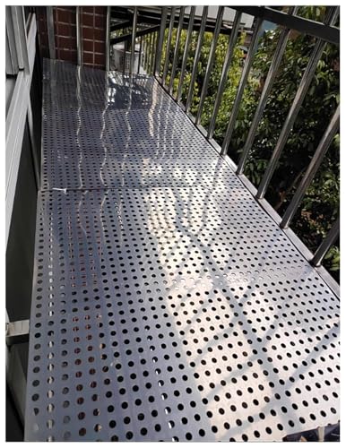 Tôle métallique durable 40x100cm en inox pour clôtures et ventilation - 2