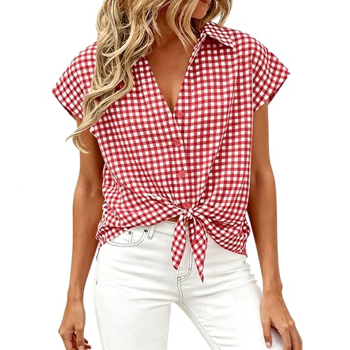 Blouse Dirndl Blanche en Dentelle pour Femme avec Col en V Élégant