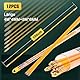 12M Einziehband Kabel Kabeleinziehhilfe, 4 Stangen x 100 cm x 4mm Kabelstangen und 8 Stangen x 100 cm x 6mm Kabelstäbe Fischband mit 9 Adaptern für Leerrohre zur Kabelverlegung