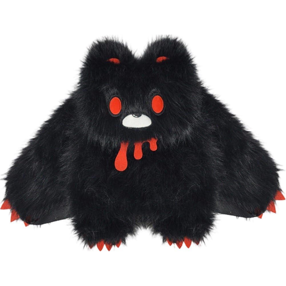 Sac à dos en fausse fourrure ours en peluche fini les sacs lourds et tristes