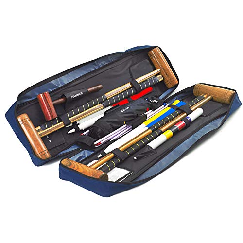 Garden Games Longworth Croquet Set (4 player in a Tool Kit Bag)