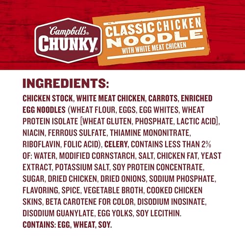 Image of Campbell's Chunky Soup, Classic Chicken Noodle Soup, 18.6 Oz Can