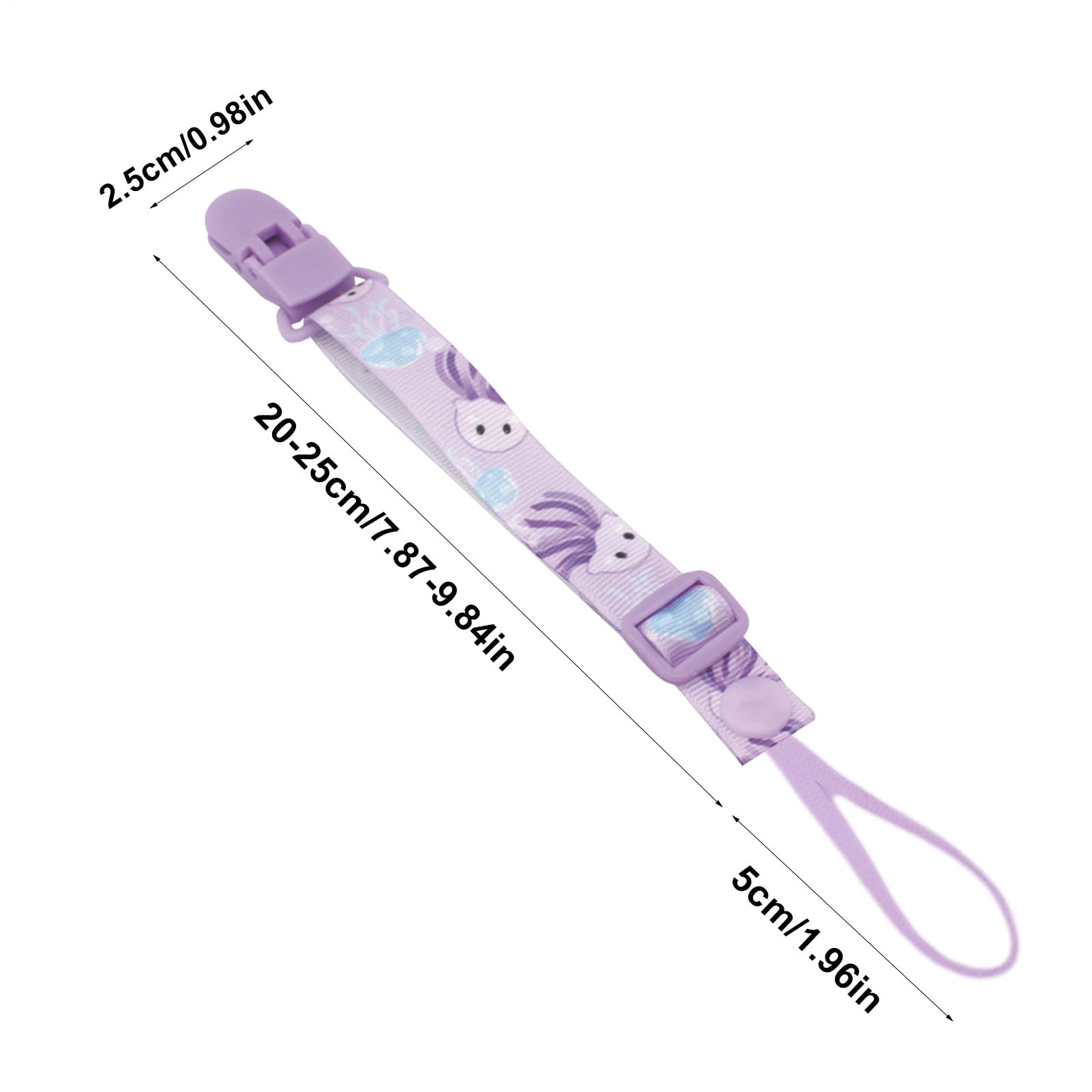 Pacifier Clip | Pacifier Teether Straps, Anti-drop Leash Holder | Holder Leash For Teething Toys Teethers, Pacifiers String For Boys And Girls — view 2